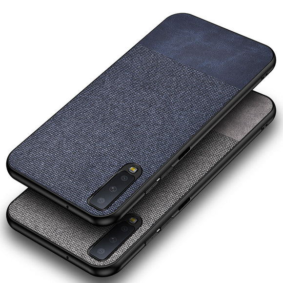 Bakeey Cotton Cloth Protective Case For Samsung Galaxy A50 2019 Anti Fingerprint Back Cover