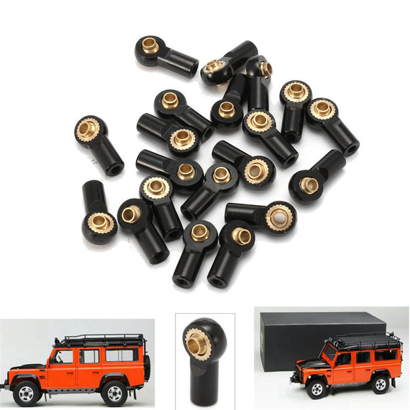 20PCS Aluminum M3 Link Rod End Ball Joint CW CCW for 1/10 RC Car Parts Crawler Buggy