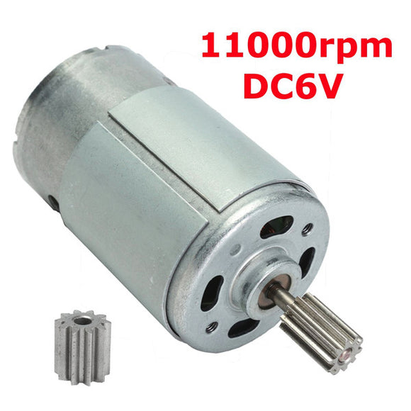 DC6V 11000RPM Gear Motor Micro Electric Motor