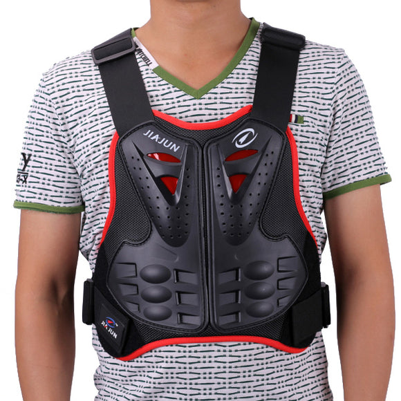 Motorcycle Protective Shell Armor Riding Vest S M L Jacket Body Gears Black Red Green