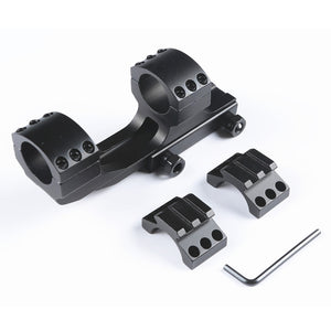 KALOAD Tactical Flat Top Heavy Duty 1 Cantilever Handgun Rail Mount Holder Dual Rings 20mm Rail"