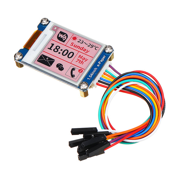 1.54 Inch E-ink Screen Display e-Paper Module SPI Support Partial Refresh For Arduino Raspberry Pi