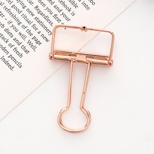 Creative Hollow Color Dovetail Badge Clip 10 Pcs