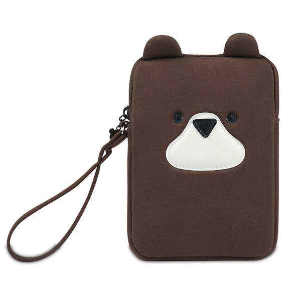 BUBM Bear Shape Storage Bag Protector for Kindle Coin Purse