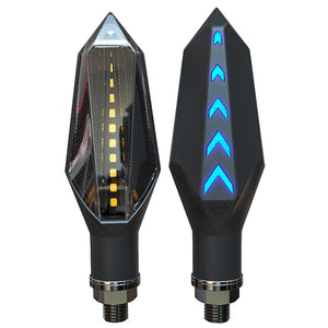 12LED Spirit Beast Pair 12V Motorcycle Daytime Light Warning Signal Turn Lights 10MM IPX6