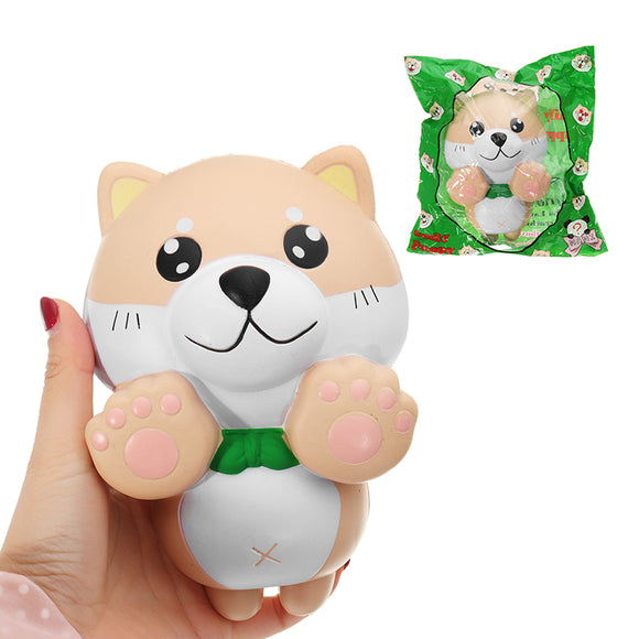 15CM Phone Strap Squishy Slow Rising Kids PU Simulation Large Angel Dog Toys Original Packaging