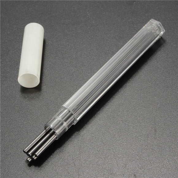6PCs Black Lead Refills Tube 2.0mm With Case For Mechanical Pencils