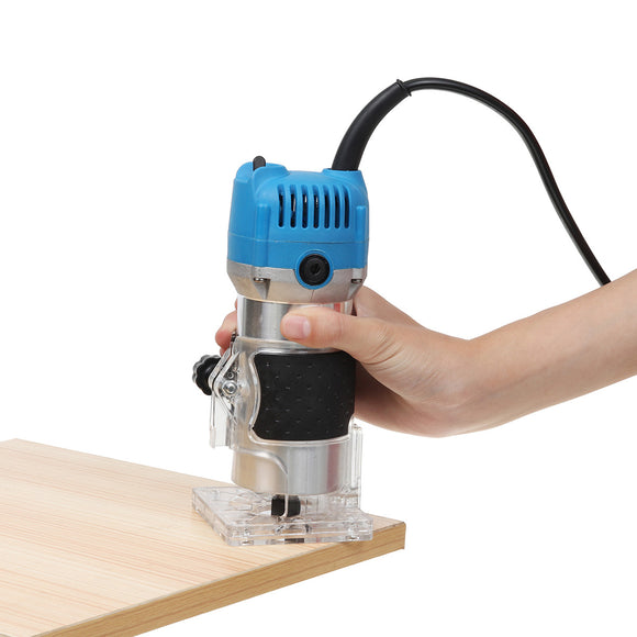 220V 580W Wood Edge Trimmer Electric Hand Trimmer 30000r/min Wood Laminator Router Joiners Tools