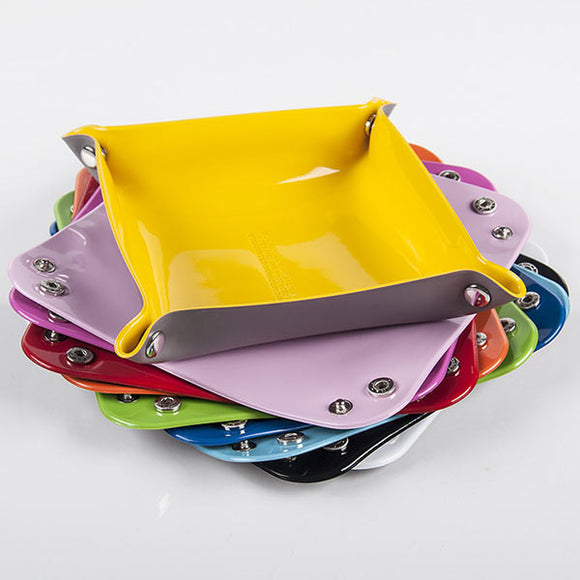 Honana HN-B50 Colorful PVC Storage Tray Keys Coins Wallet Storage Box Catchall Desk Valet Tray