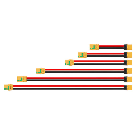 10cm 10AWG XT90S to XT60 Plug Extension Charging Cable Wire