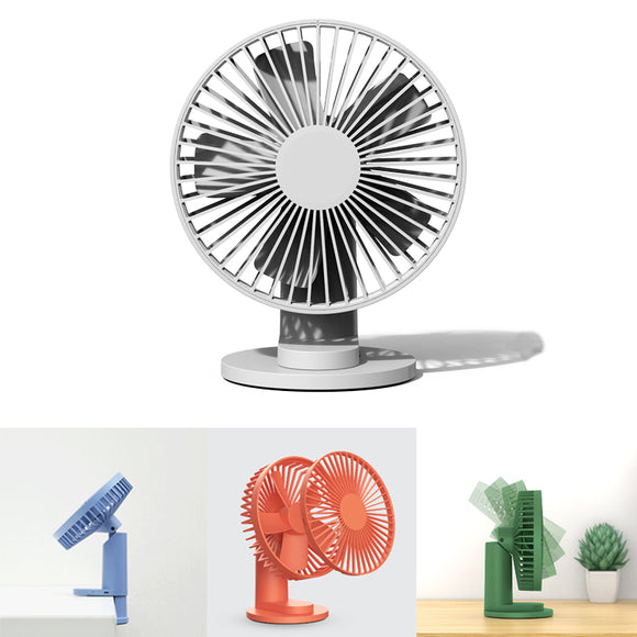 Xiaomi VH 4.5W 2 In 1 Clip-on Table Desktop USB Fan 90 Rotatable 3 Modes Wind Speed Cooling Fan