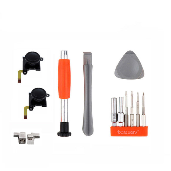 Metal Lock Buckles Buttons Joystick Screwdriver Kit Repair Tool for for Nintendo Switch Joy-con Game Controller Gamepad