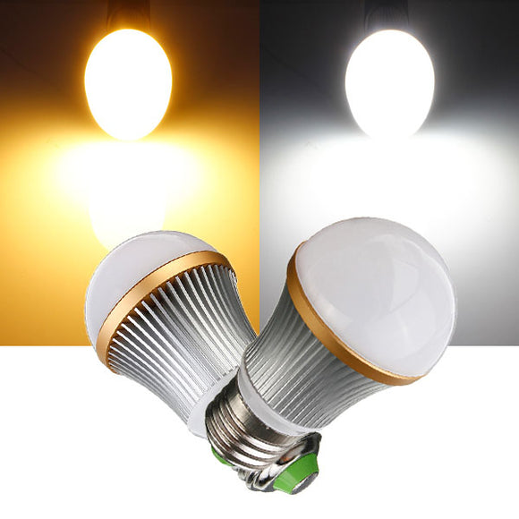 Dimmable E27 3W Warm/Pure White 3 LED Globe Light Bulb Lamp 110V