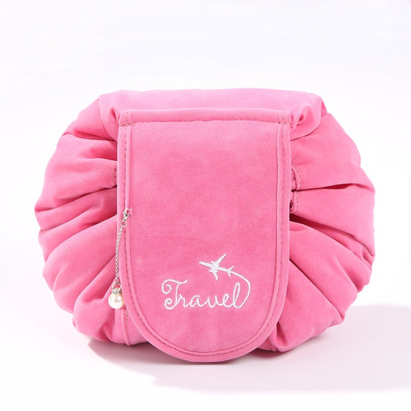 Corduroy Convenient Storage Bag Foldable Cosmetic Bag Travel Bag For Women