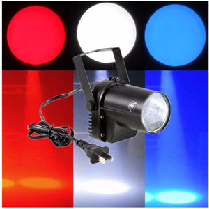 3W White Beam Lighting LED Spotlight Pinspot DJ Club Disco Bar Stage Effect Xmas