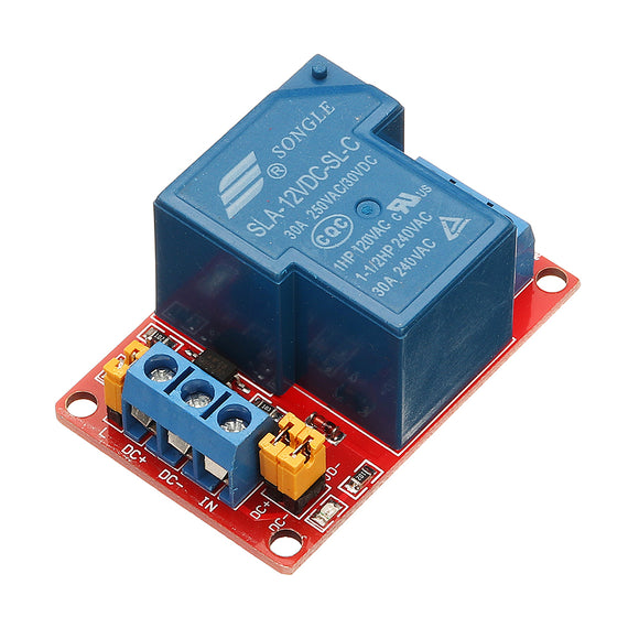 BESTEP 1 Channel 12V Relay Module 30A With Optocoupler Isolation Support High And Low Level Trigger
