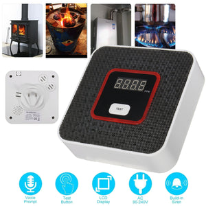 JKD-818 Intelligent LCD Combustible Gas Leakage Alarm Sensor Tester Home Security