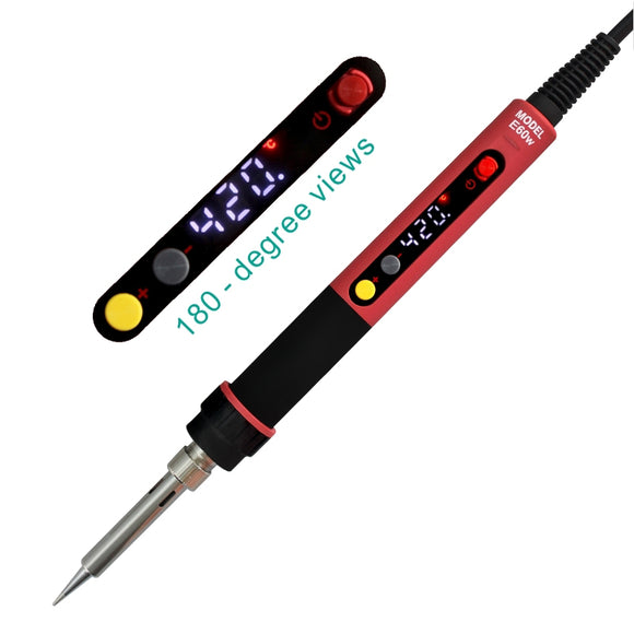 CXG E60W Electric Soldering Iron Digital Adjustable Thermostat Hand Tools Welding Station