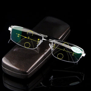 KCASA Intelligent Reading Glasses Anti UV Progressive Multifocal Lens Presbyopia