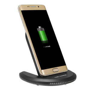 Qi Wireless LED Light 10W Foldable Charger Desktop Stand for Samsung S8+S7 S6 Edge