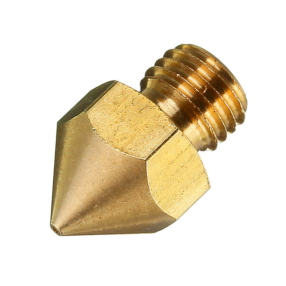10pcs Creality 3D 0.4mm Copper M6 Thread Extruder Nozzle For CR-10S PRO 3D Printer Part