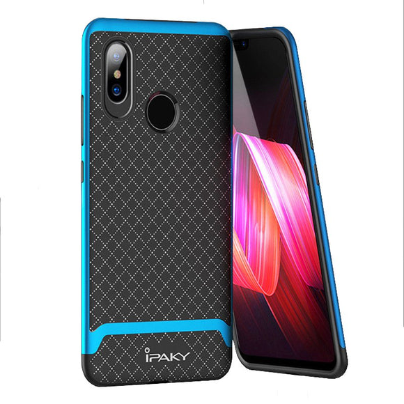 IPAKY Shockproof Hard PC + Soft TPU Back Cover Protective Case for Xiaomi Mi A2 Mi 6X Mi6X