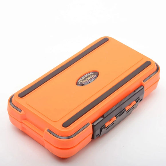 Sealed Waterproof Fishing Tackle Tray ABS Plastic Fishing Accessories Box Swivel Snap Lure  Parts Storage Box