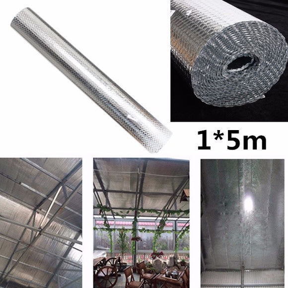 1m*5m  Plant Roof Insulation Film  Double Foil Bubble  Aluminum Loft Insulation Roll