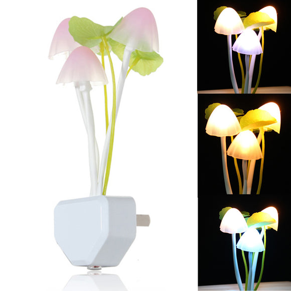Honana DX-015 Cute Mushroom Shape Design LED Light Night Light Bed Lamp