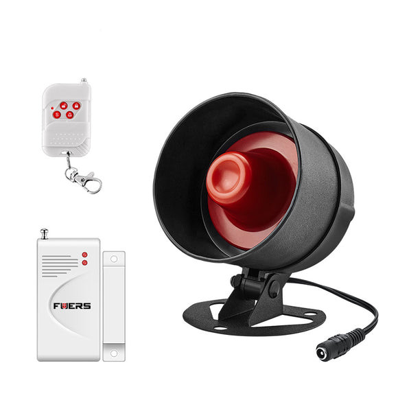 Fuers Alarm Siren Speaker Loudly Sound Alarm System Kits Wireless Home Alarm Siren Security