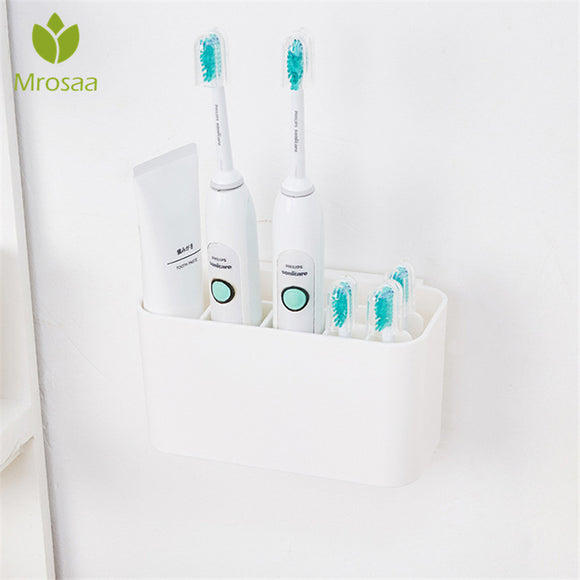 Detachable Toothbrush Holder Storage Box Bathroom Electric Toothbrush Dispenser Shelf Toothpaste Organizer Rack