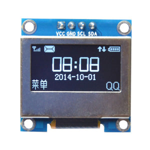 0.96 Inch 4Pin White LED IIC I2C OLED Display With Screen Protection Cover For Arduino