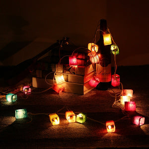 3M 20LEDs Chinese Paper Lantern Fairy String Light Wedding Garden AC110-240V US Plug