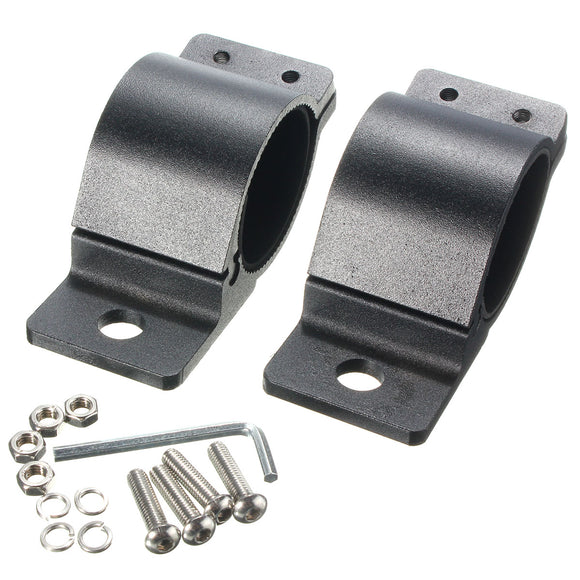 2pcs 2 Inch Light Bar Brackets LED Clamp For Roof Roll Cage Bar Tube Mounting Bracket Clamps