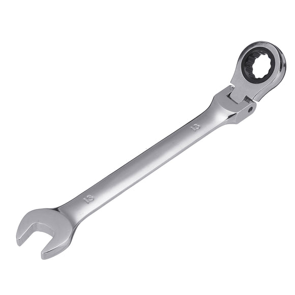 6/7/8/9/10/11/12/13mm Dual-purpose Ratchet Wrench Shaking Head Gear 180 Spanner Repair Tools