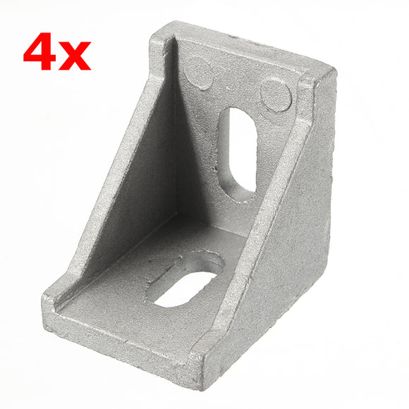Suleve AJ35 4Pcs Corner Bracket Cast Aluminum Angle Corner Joint 35x35mm