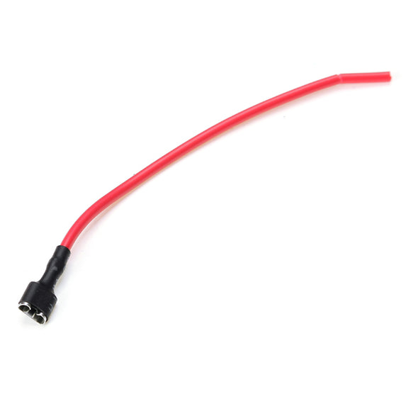10pcs Red Insulation 125 Motorcycle Electric Car Air Horn Flasher Relay Speaker Cable 130mm