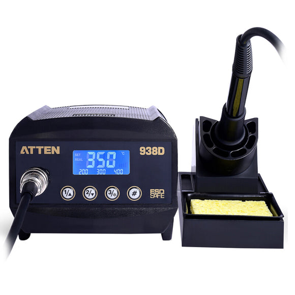 ATTEN AT938D 60W Lead-free 60W ESD Digital Soldering Iron Station SMD Rework Staion for BGA Soldering Mortherboard Repair