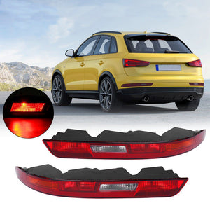 1Pcs Car Right/Left Rear Lower Bumper Tail Light Red for AUDI Q3 2016-2018