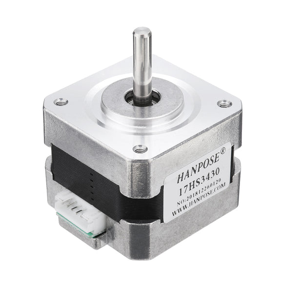 HANPOSE 17HS3430 34mm Nema 17 Stepper Motor 42 Motor 42BYGH 0.4A 28N.cm 4-lead For CNC 3D printer