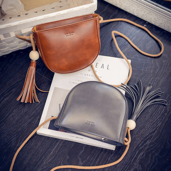 Women PU Leather Tassel Shoulder Bag Phone Wallet Crossbody Bags for iPhone Samsung xiaomi