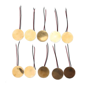 10Pcs Piezo Disc Electronic Transducer Pickup For Acoustic Guitar Mandolin Ukulele