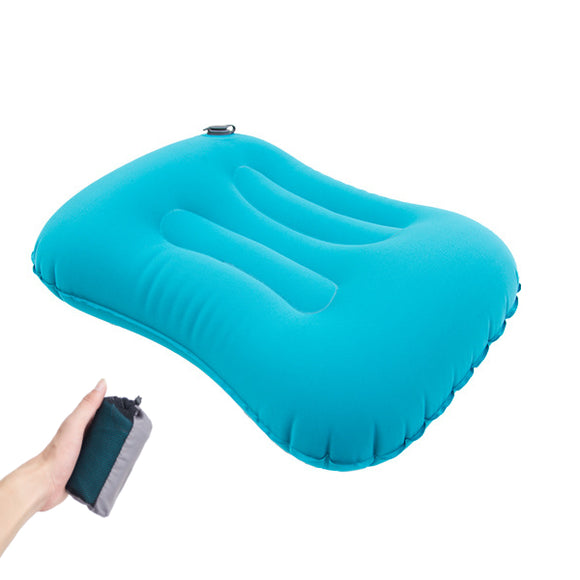 IPRee 33x45x14cm Polyester Inflated Pillow Ultralight Portable Camping Air Pillow Outdoor Sleeping
