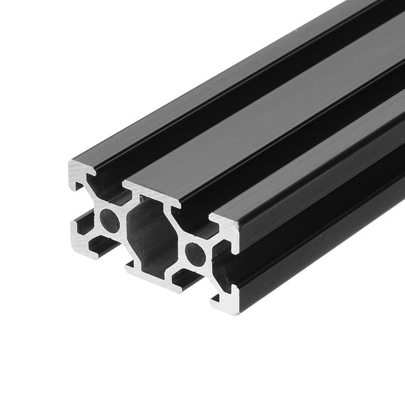 Machifit 1000mm Length Black Anodized 2040 T-Slot Aluminum Profiles Extrusion Frame for CNC