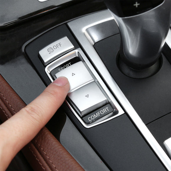 ABS Gear Shift Buttons Decorative Cover Trim For BMW 5 Series F10 F07 F18