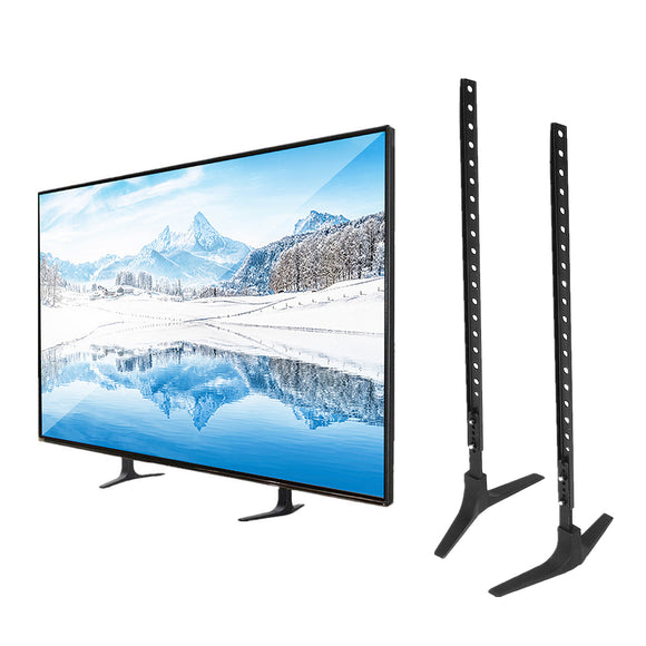 Universal TV Support Stand 32-55inch Base Plasma LCD Flat Screen Table Top Pedestal Mount