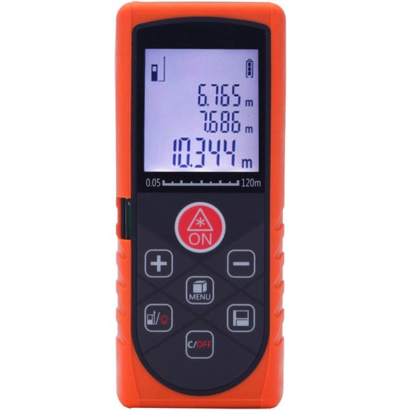 KXL-Q120 120M Digital Laser Distance Meter Rangefinder with Backlight