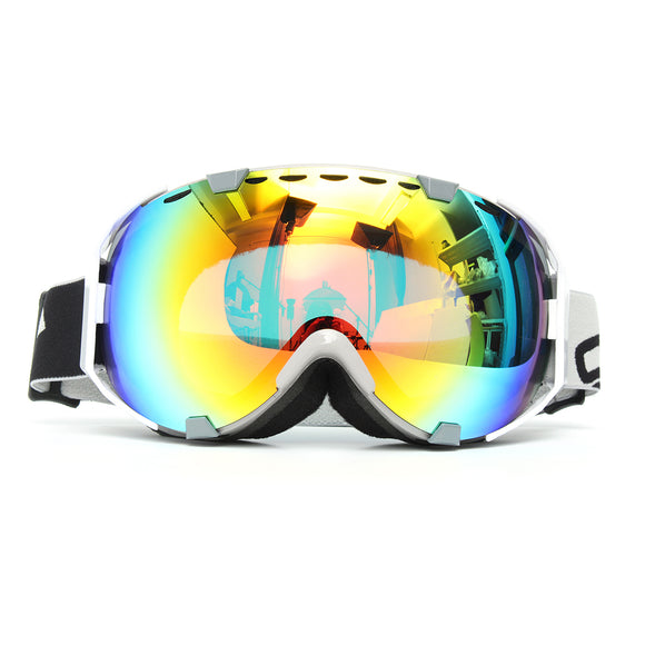 Windproof Anti Fog UV Protective Ski Goggles Spherical Motorcycle Racing CRG105-9A