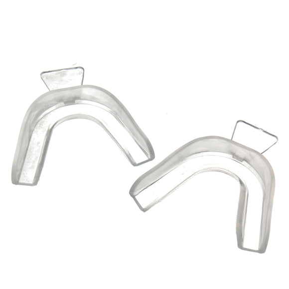 2Pcs Transparent Night Guard Teeth Whitening Grinding Mouth Trays Shield Gum Dental Equipment