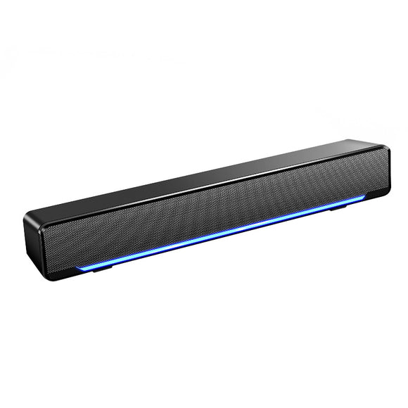 SADA V-196 USB Powered 3.5mm Audio Wired 3D Stereo Computer Speaker Soundbar Loudspeaker